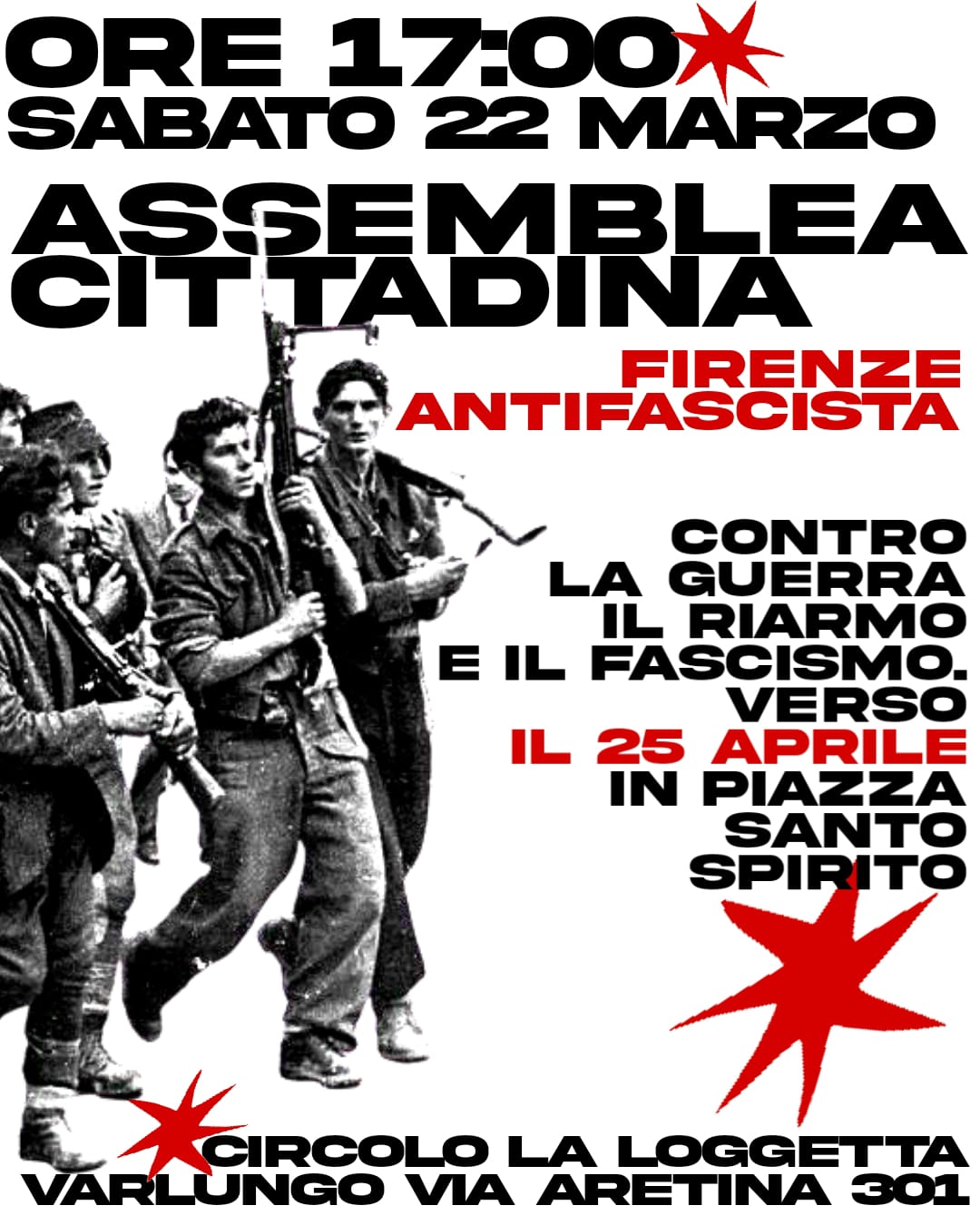 Assemblea cittadina della Firenze Antifascista