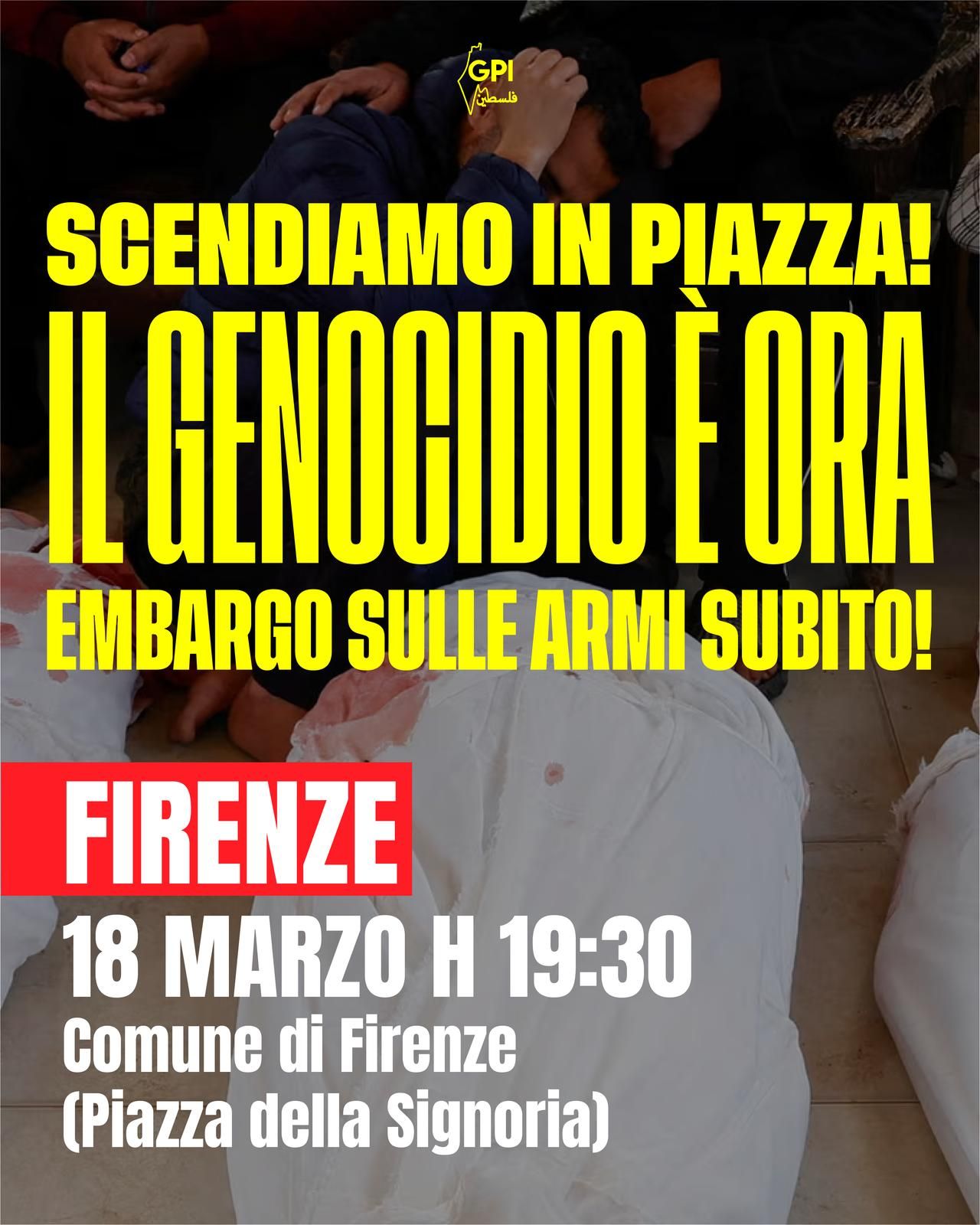 Embargo sulle armi subito!