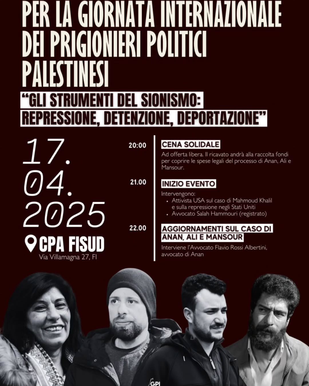 Gli strumenti del sionismo: repressione, detenzione, deportazione