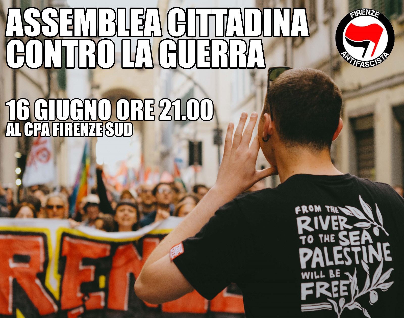 Assemblea cittadina contro la guerra