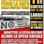 Firenze contro la guerra, fuori la NATO dalla nostra terra!