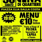 Cena popolare di quartiere