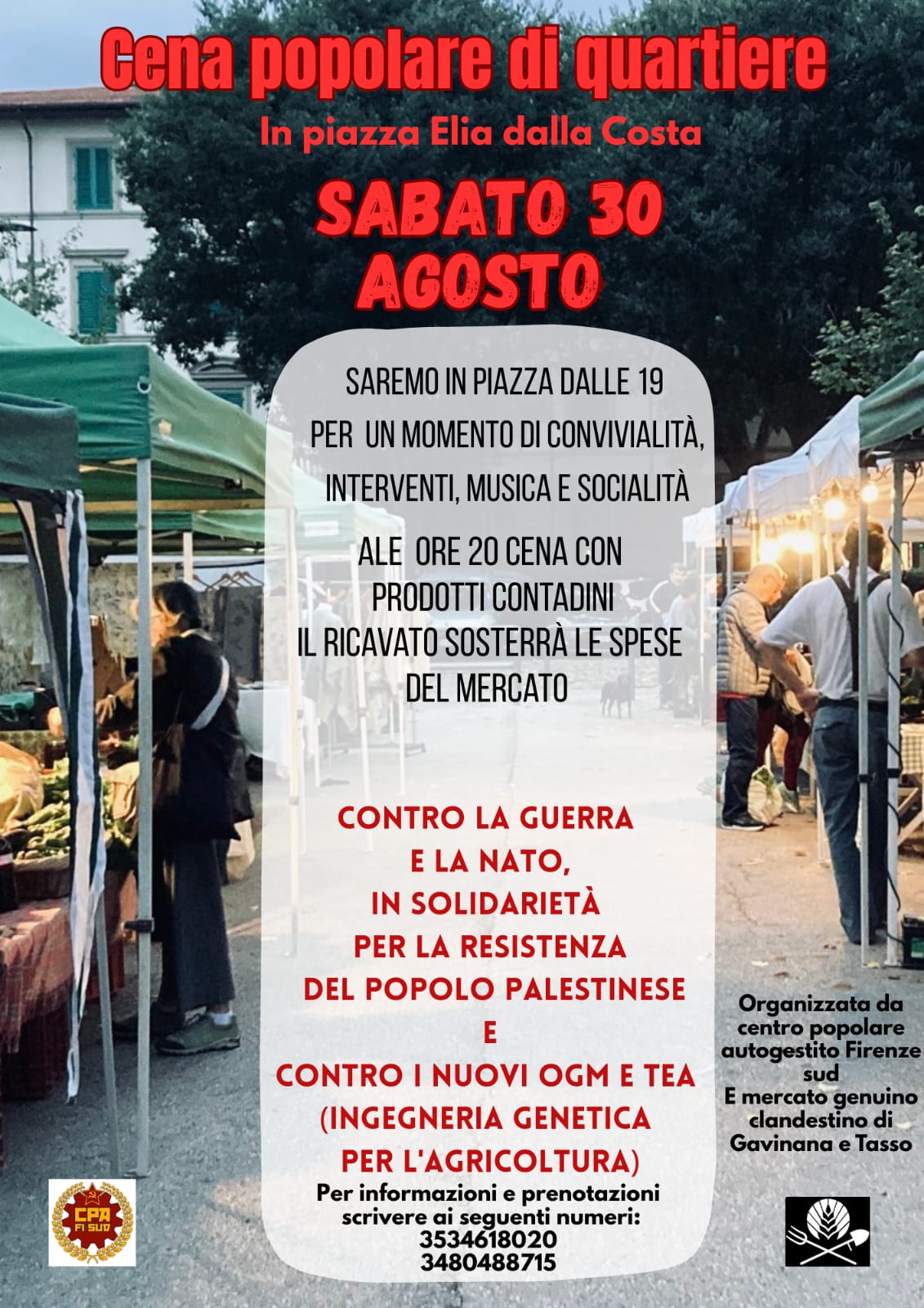 Cena popolare di quartiere