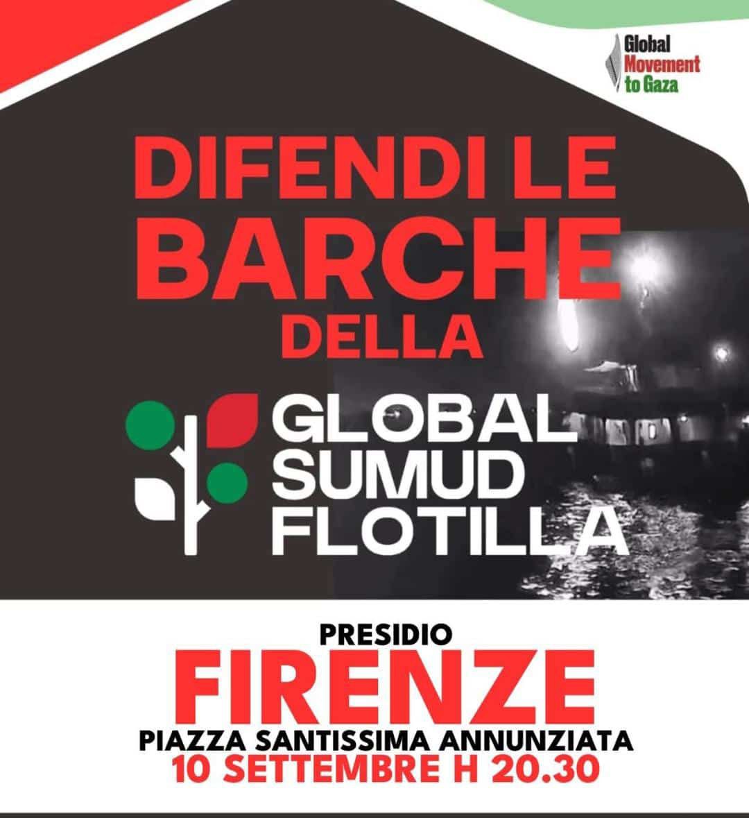 Difendi le barche della Global Sumud Flotilla!