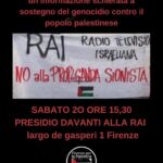 Presidio davanti alla RAI
