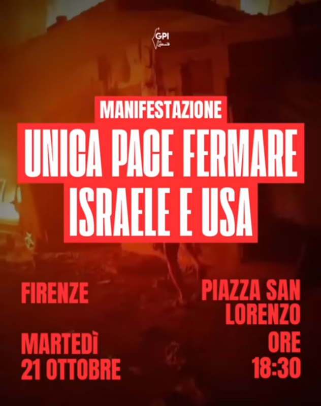 Unica pace: fermare USA e Israele