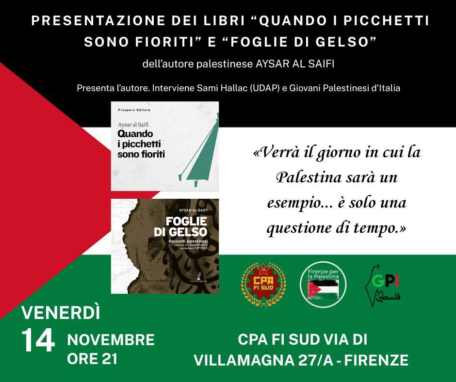 “Quando i picchetti sono fioriti" e "Foglie di Gelso"