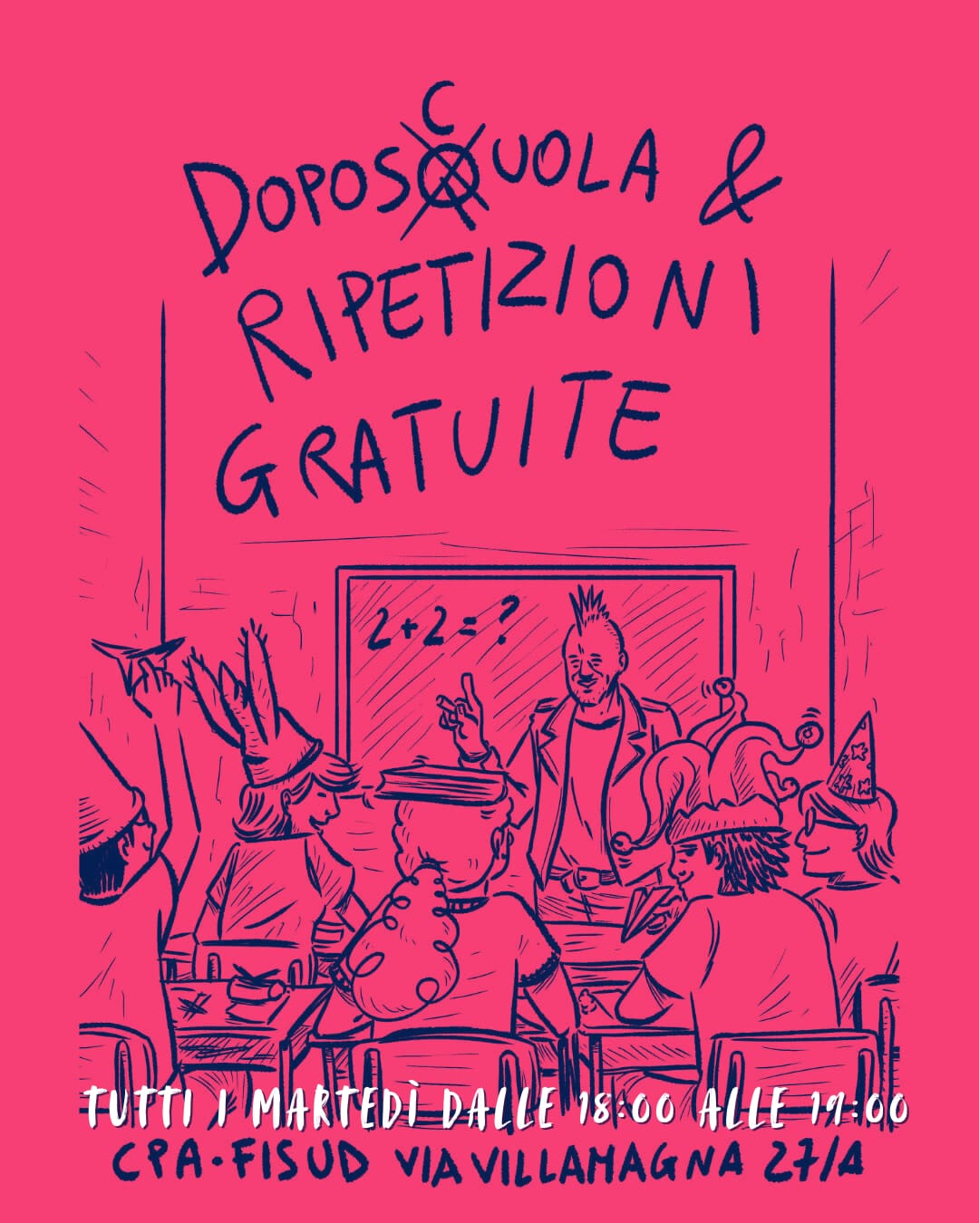 Doposcuola e ripetizioni gratuite