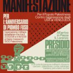 Manifestazione nell'anniversario di Piombo Fuso
