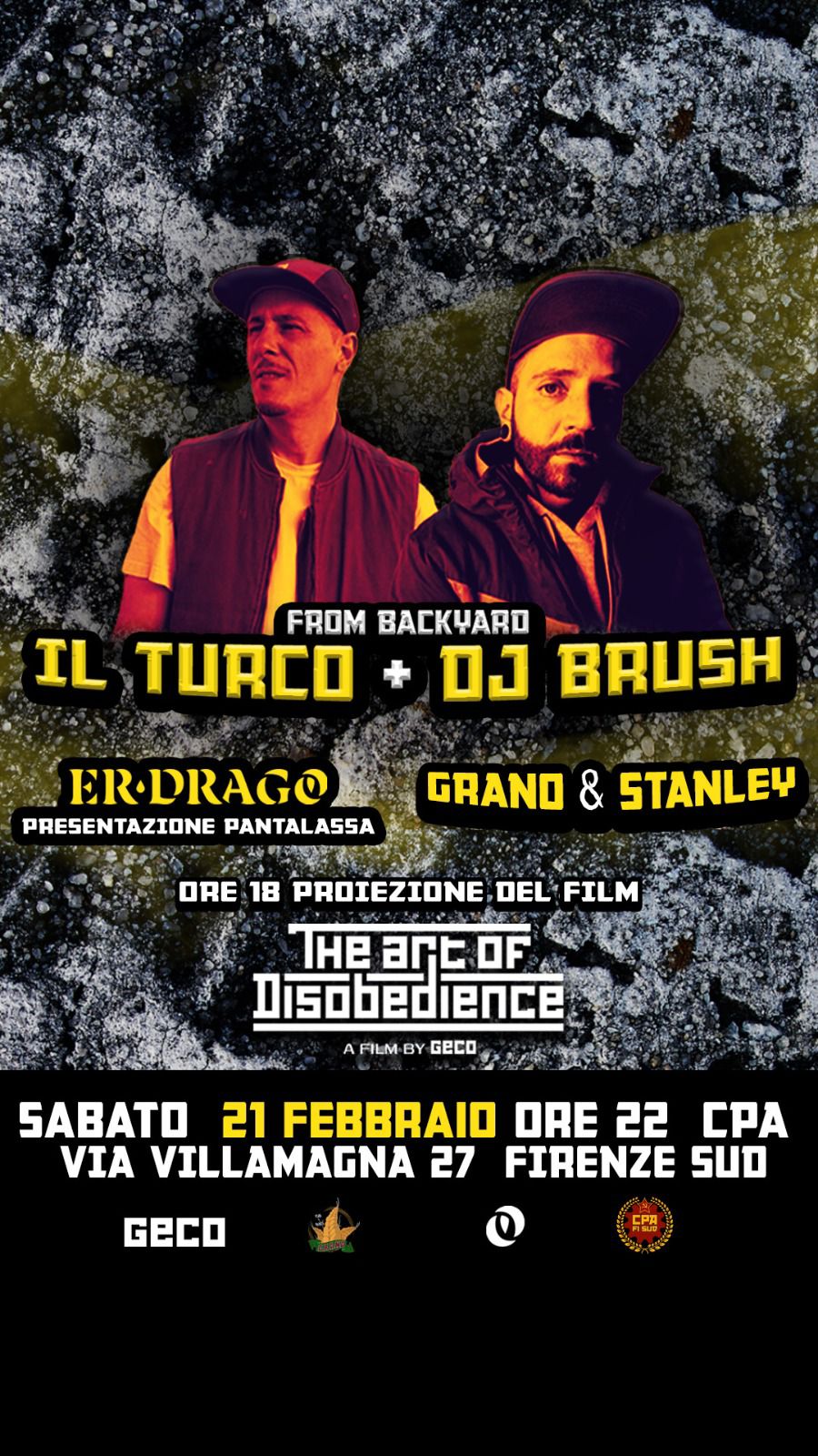 Il Turco & DJ Brush + Er Drago + Grano & Stanley