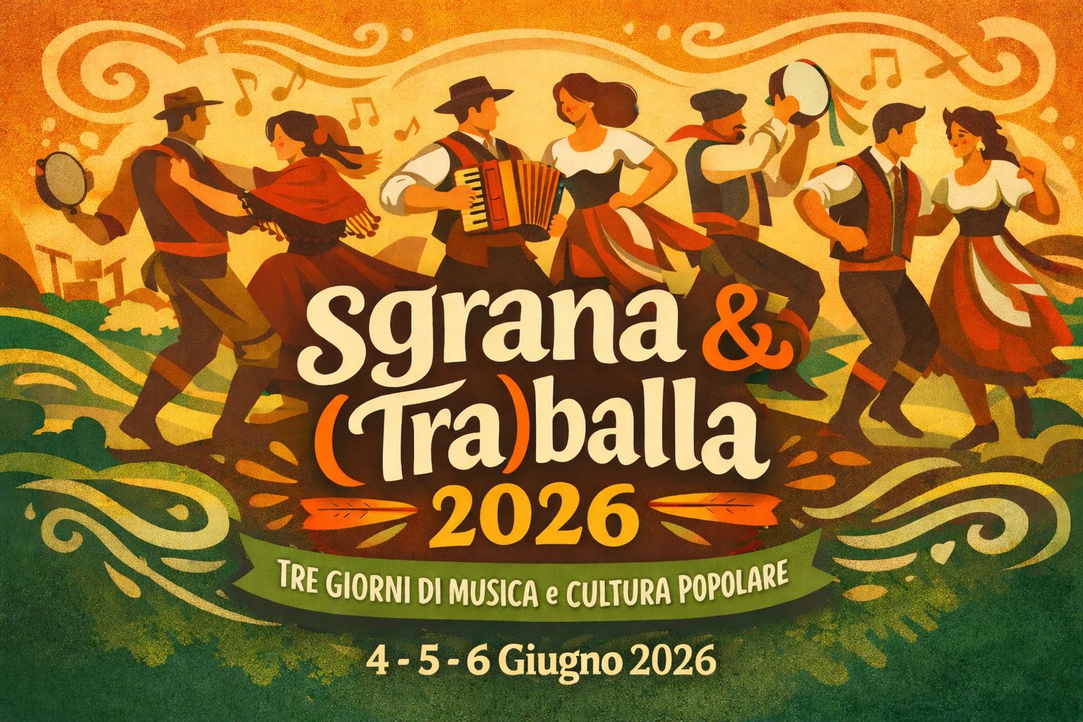 Sgrana e (Tra)balla 2026 - Tre giorni di musica e cultura popolare
