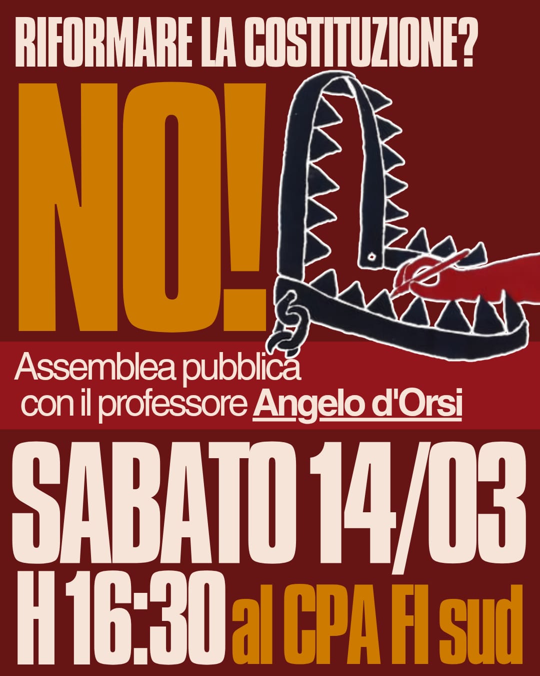 Assemblea pubblica con il professore Angelo d'Orsi