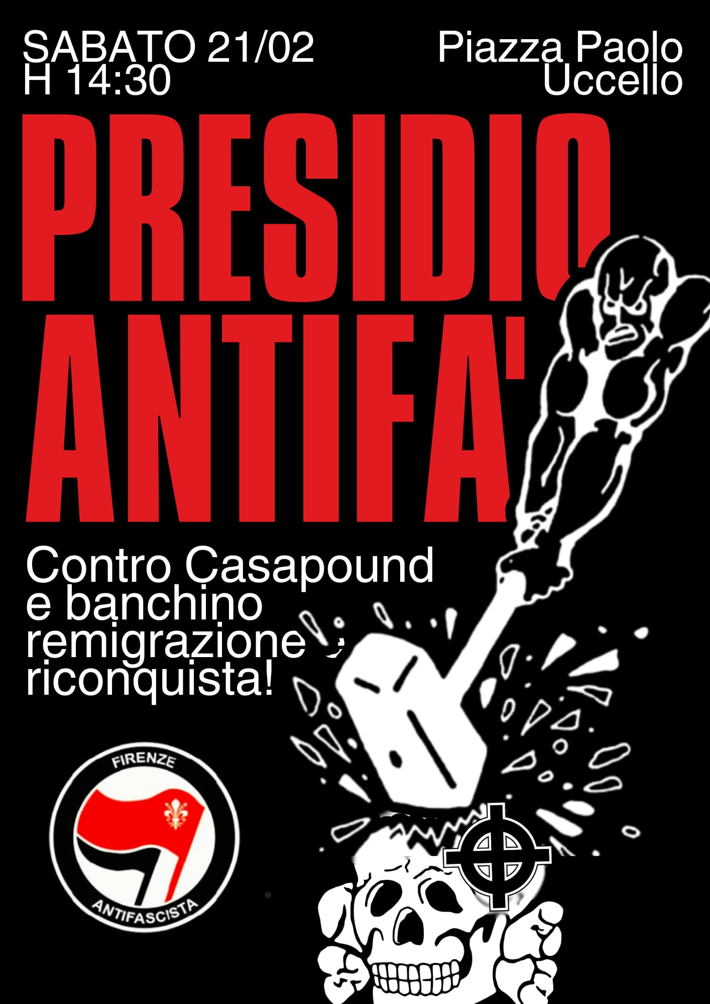 Nessuno spazio in città per i fascisti!