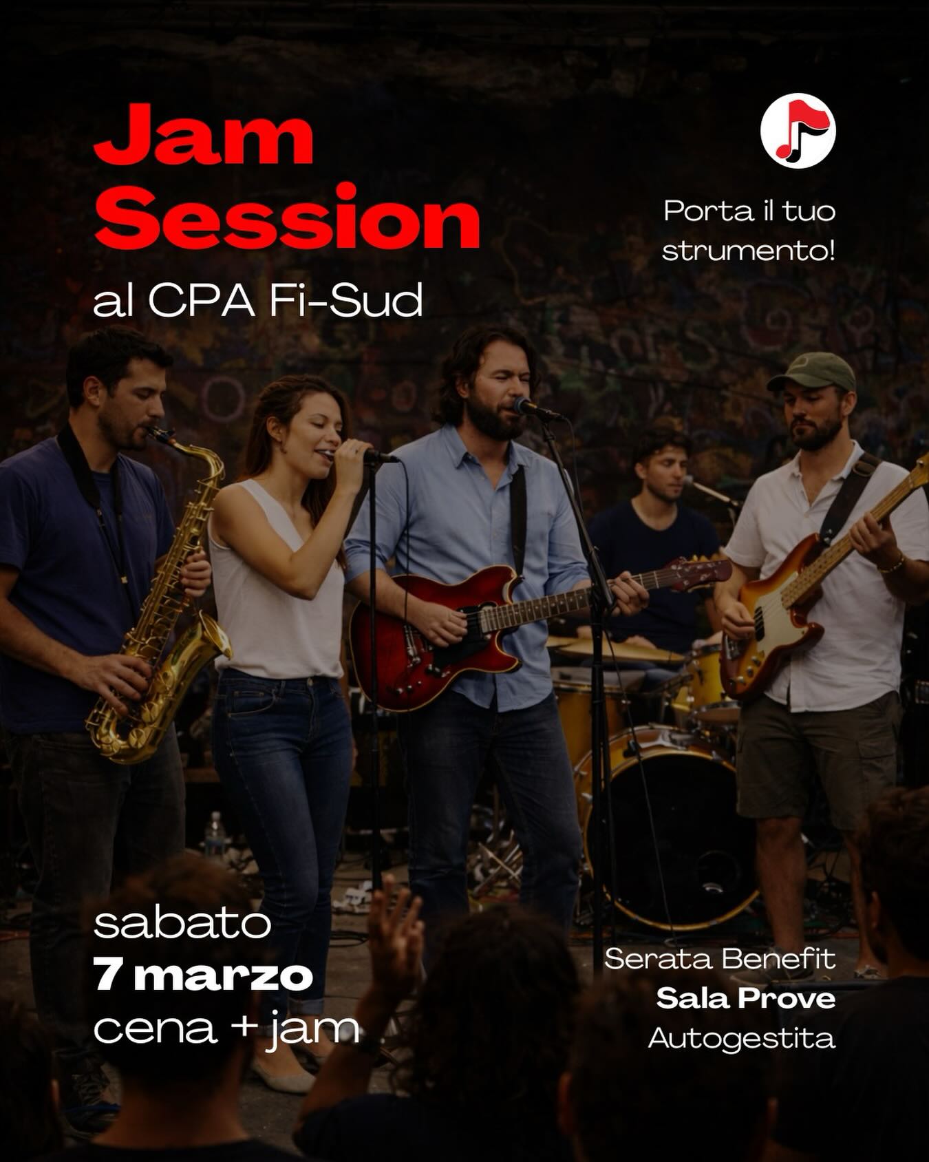 Jam Session benefit per la sala prove autogestita