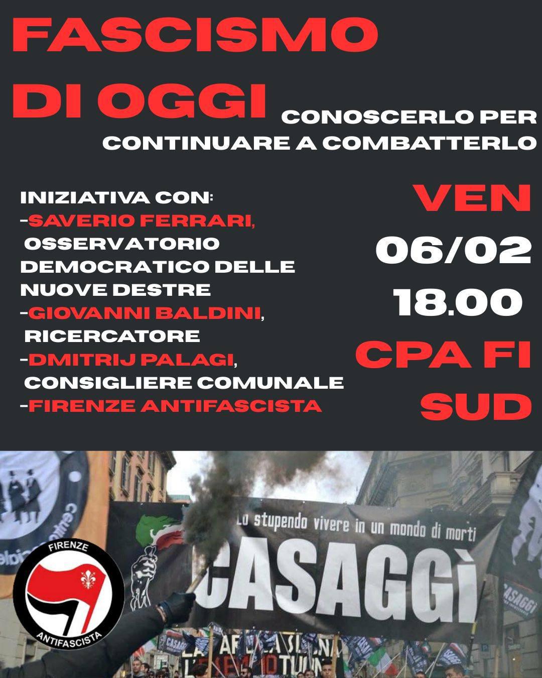 Fascismo di oggi: conoscerlo per continiuare a combatterlo
