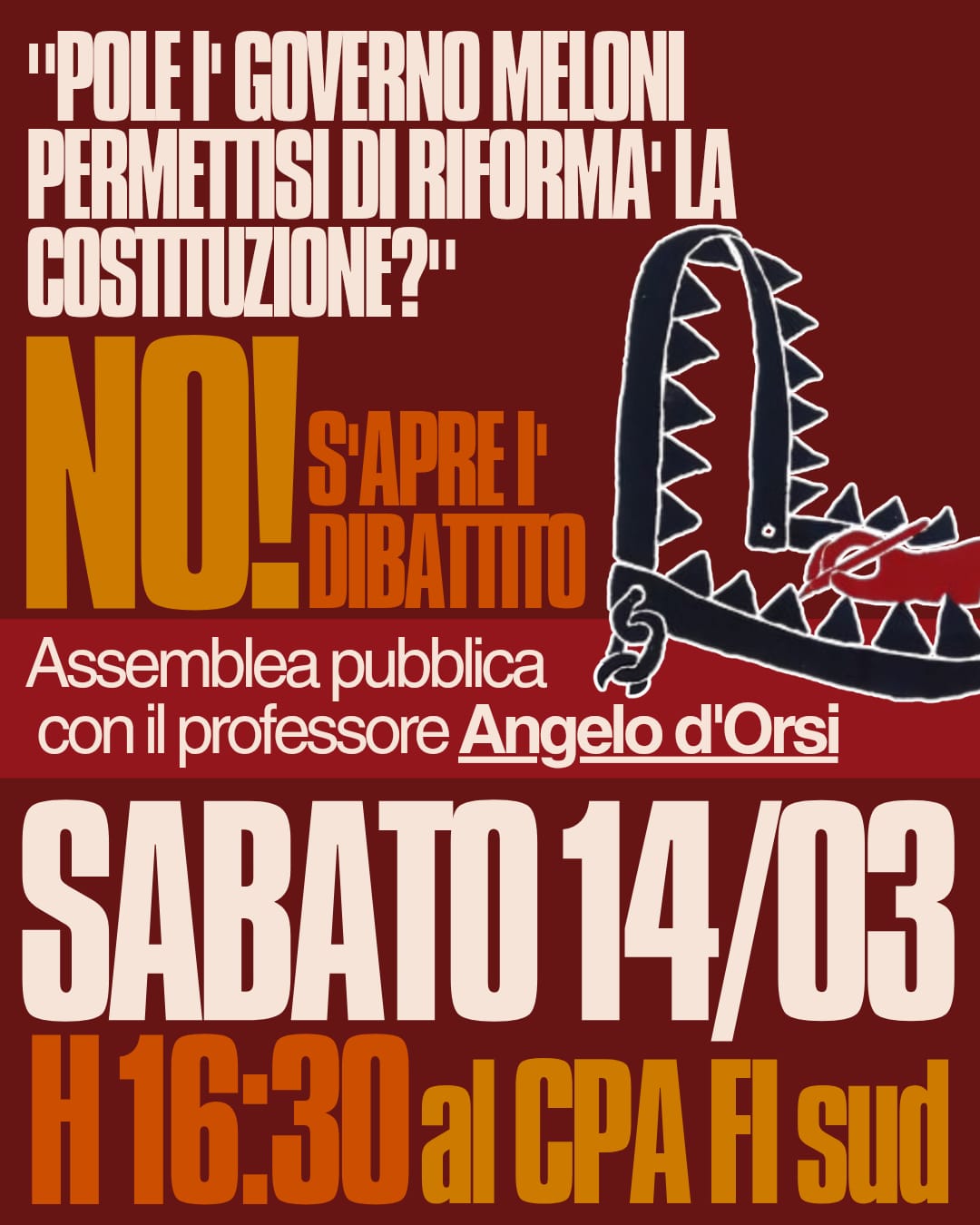 Assemblea pubblica con il professore Angelo d'Orsi