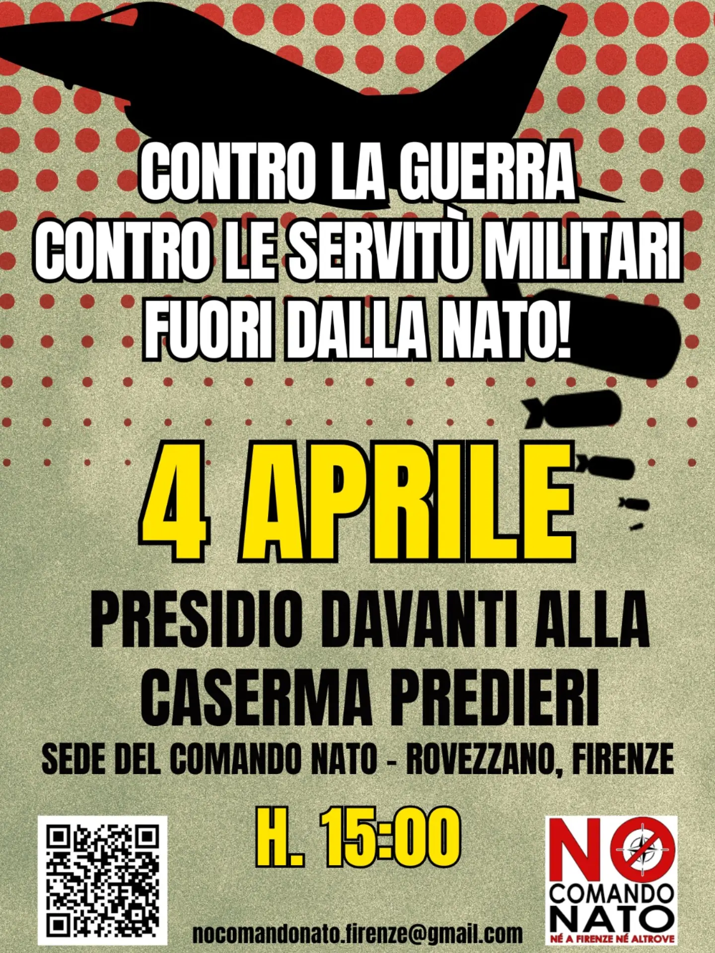 Contro la guerra, contro le servitù militari, fuori dalla NATO!