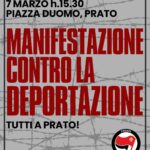 Manifestazione contro la deportazione