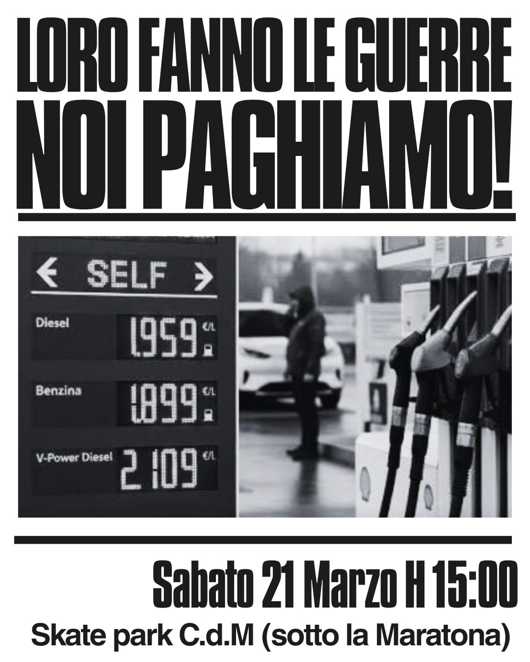 Loro fanno le guerre e noi paghiamo!