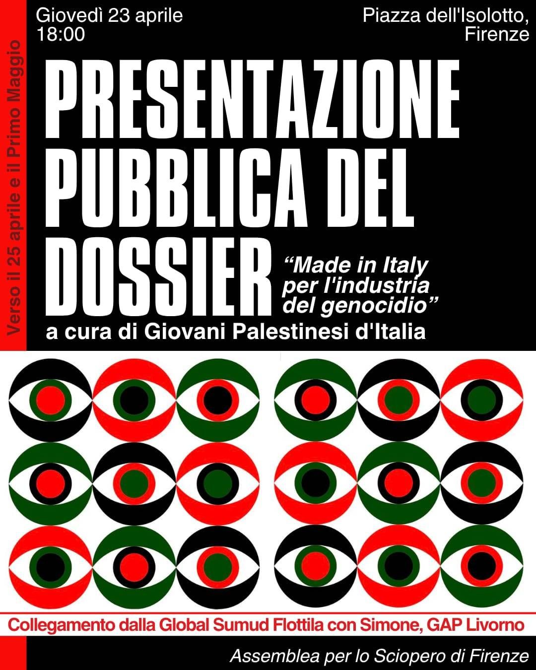 Esportazioni militari ed energetiche verso Israele