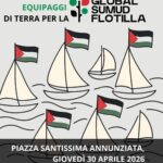 Equipaggi di terra per la Global Sumud Flotilla