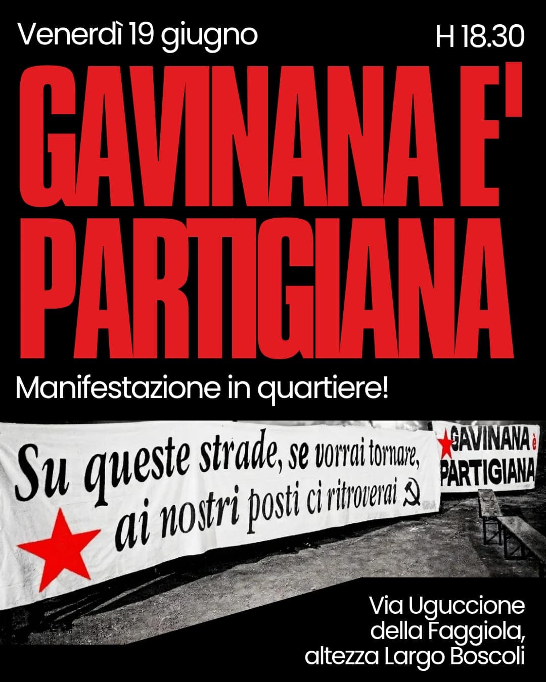 Corteo antifascista "Gavinana è partigiana"