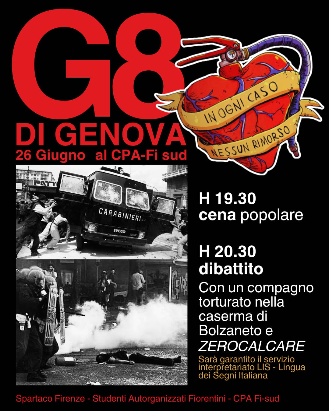 Dibattito a 25 anni dal G8 di Genova