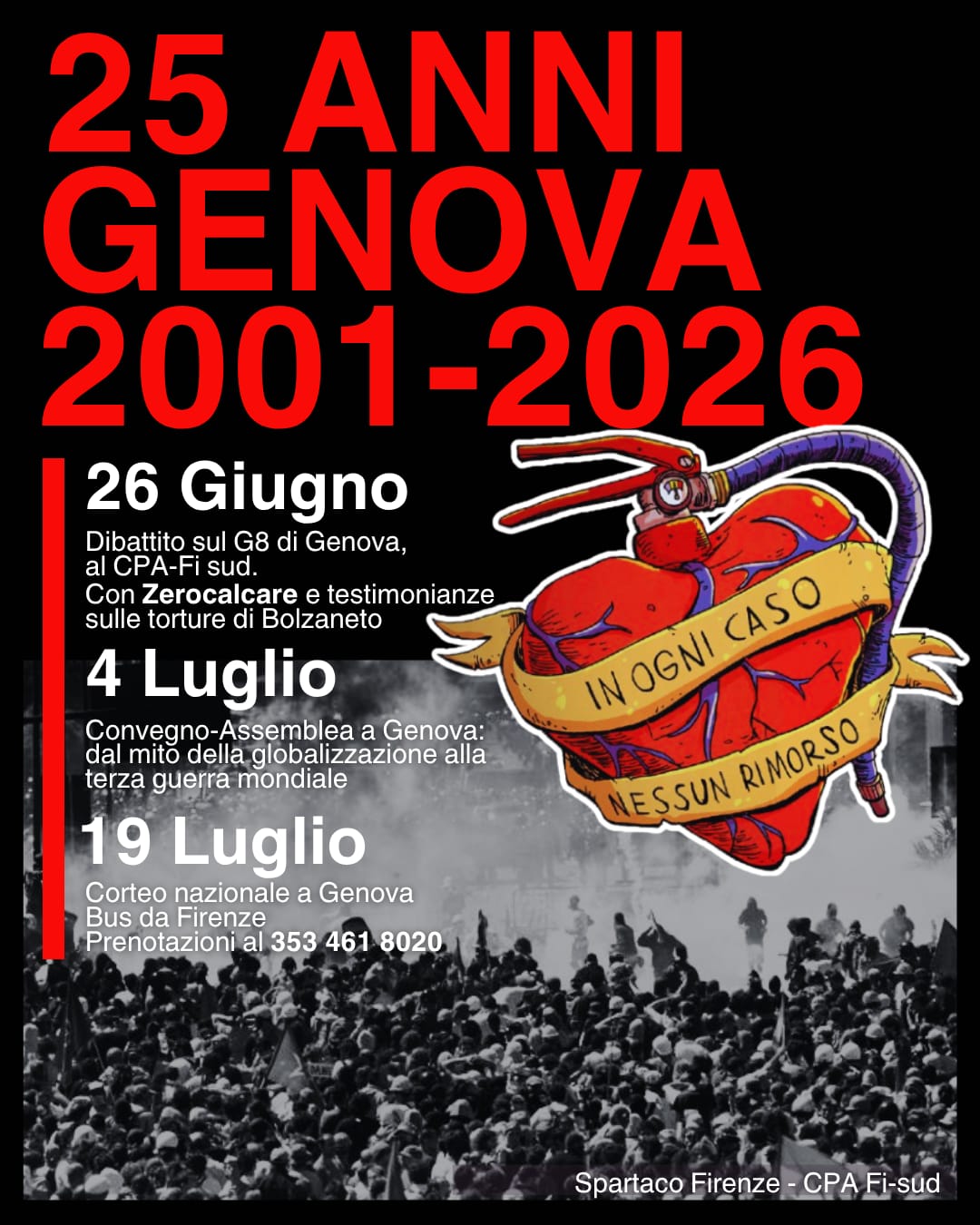 Dibattito a 25 anni dal G8 di Genova