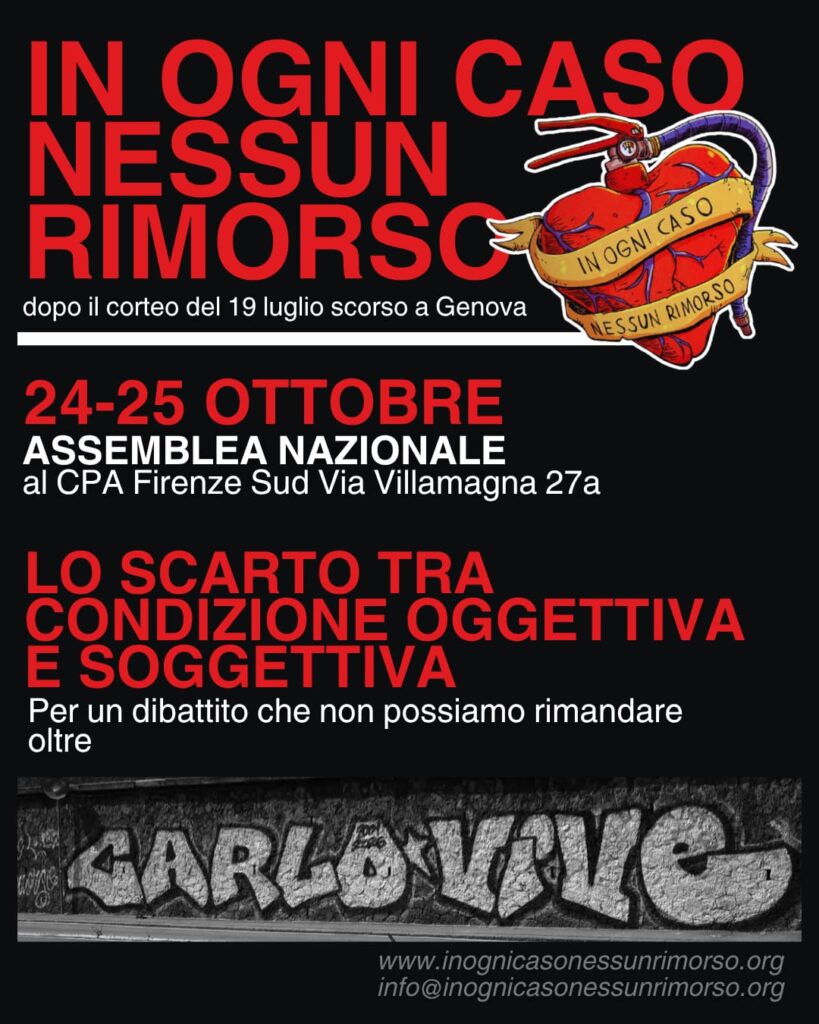 In ogni caso nessun rimorso: Assemblea nazionale
