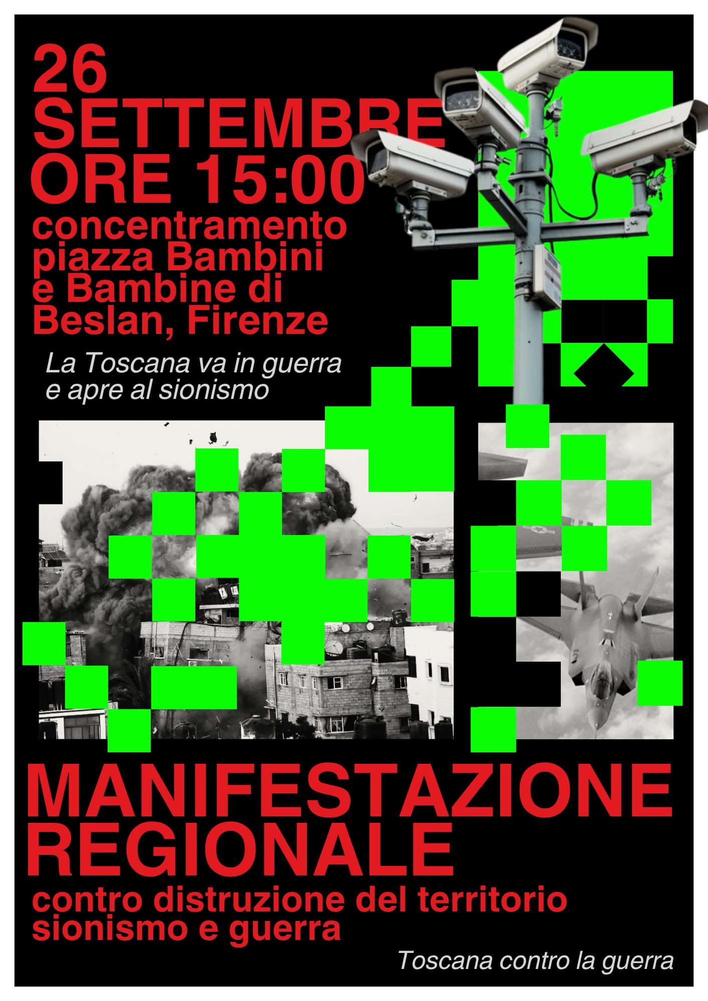 Manifestazione regionale contro sionismo e guerra