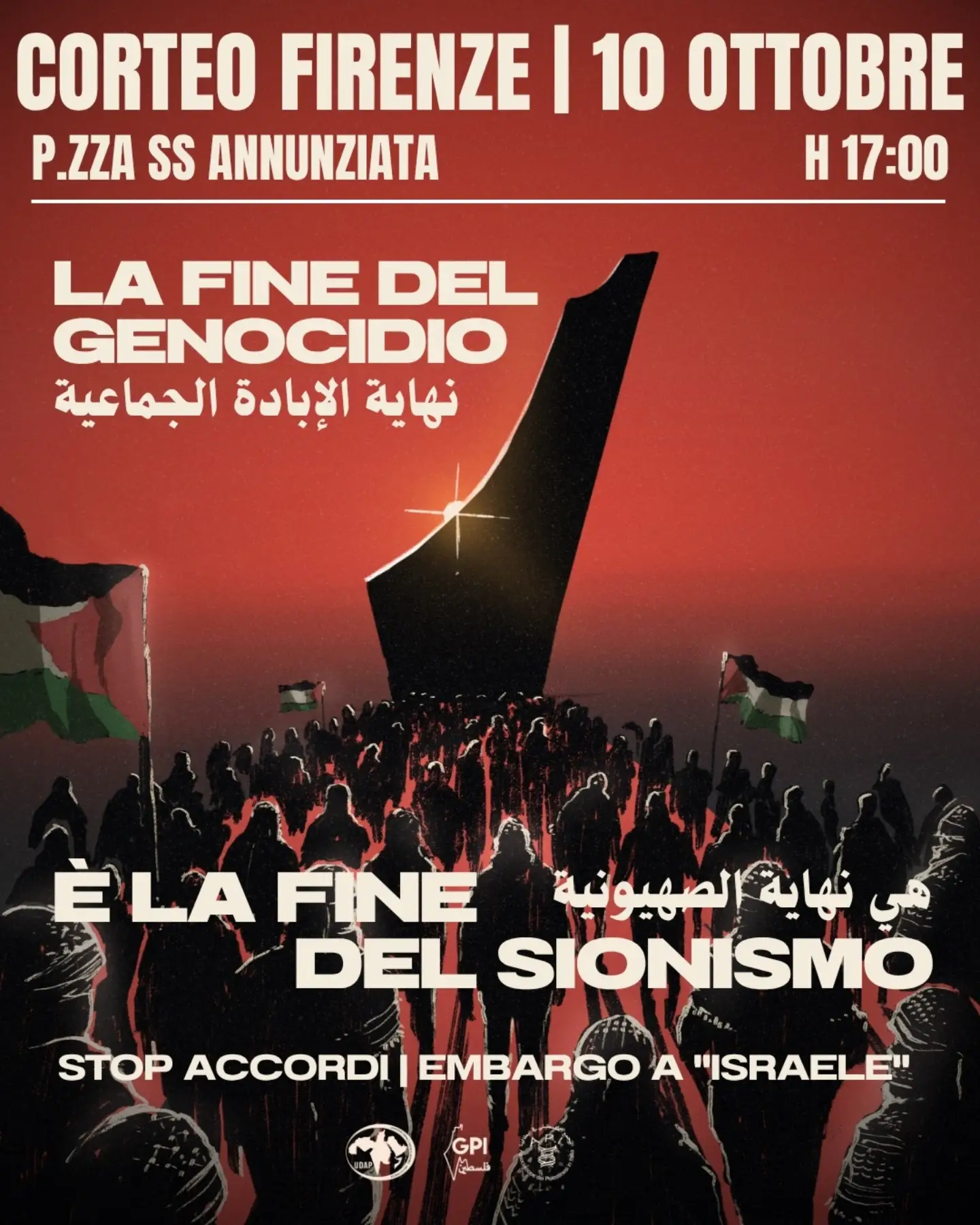 La fine del genocidio è la fine del sionismo